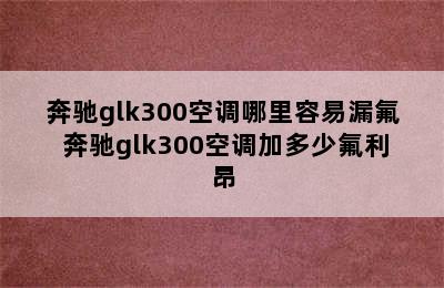 奔驰glk300空调哪里容易漏氟 奔驰glk300空调加多少氟利昂